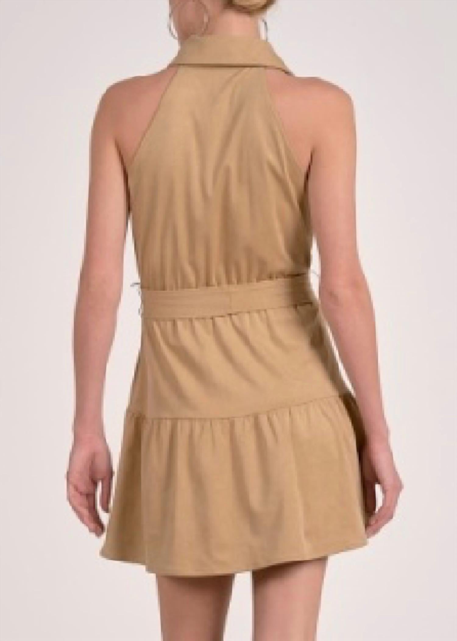 Elan - Halter Mini Dress