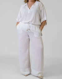 Mat Fashion - Linen Viscose Trouser - Plus