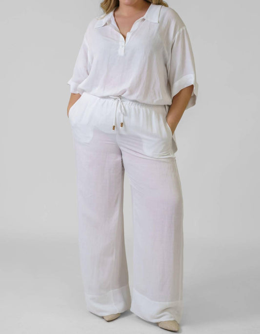 Mat Fashion - Linen Viscose Trouser - Plus