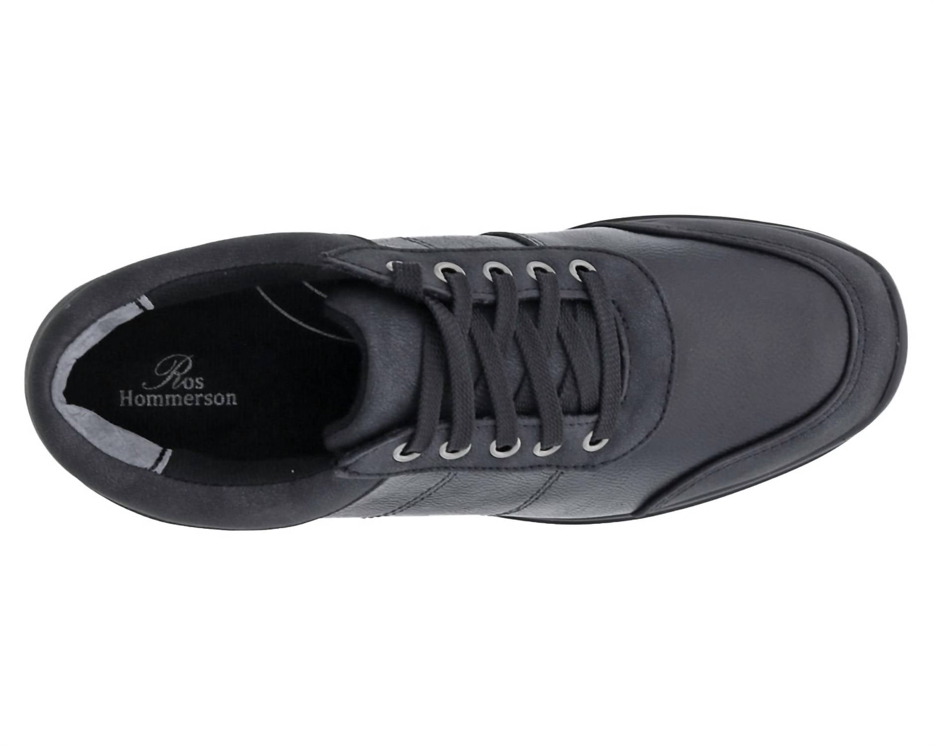 Ros Hommerson Women's Stroll Along Lace-up Shoe in black - women's sneaker - alternate view