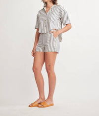 Self Contrast - Shaan Stripes Shorts