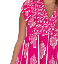 Umgee - Smocked Maxi Dress