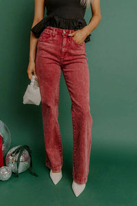 Saige Denim - Chelsea Tummy Control Straight Leg Jeans