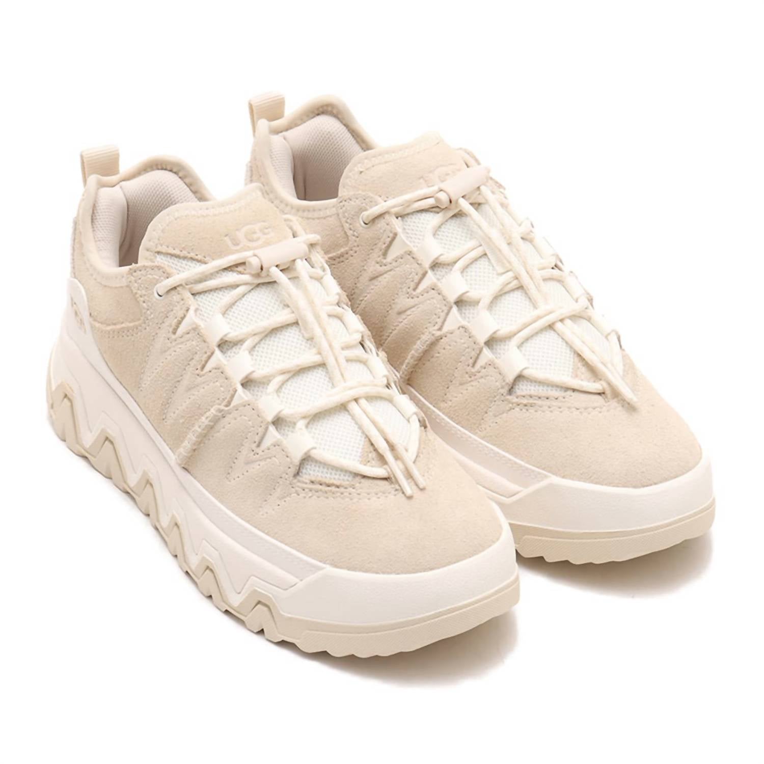 UGG Women's Captrail Low Sneaker in light beige 1 - women's sneaker - detail view