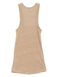 ISABEL MARANT Women's Thea Tank Top in beige - women's tank top - detail view