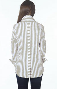J'Envie/Eli - Back Button Blouse
