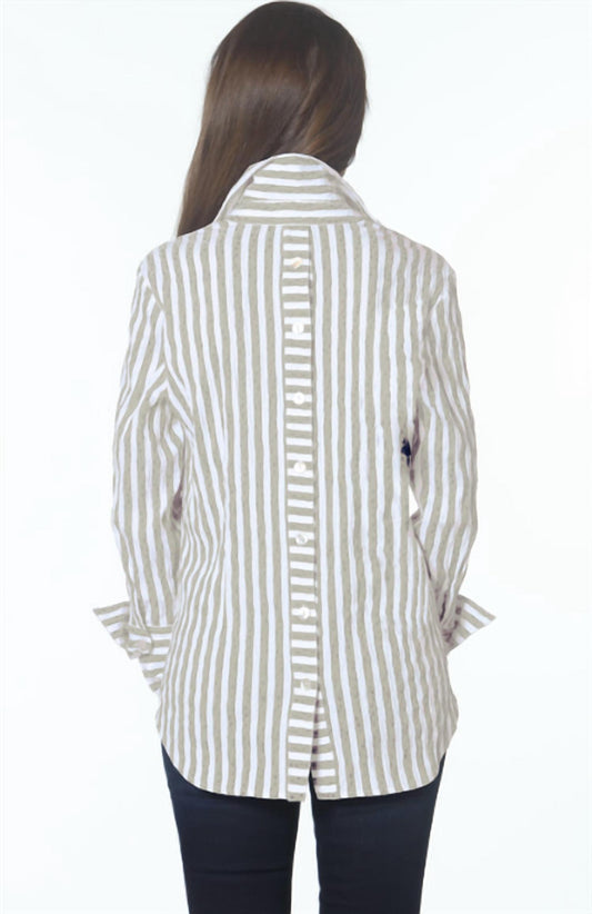 J'Envie/Eli - Back Button Blouse