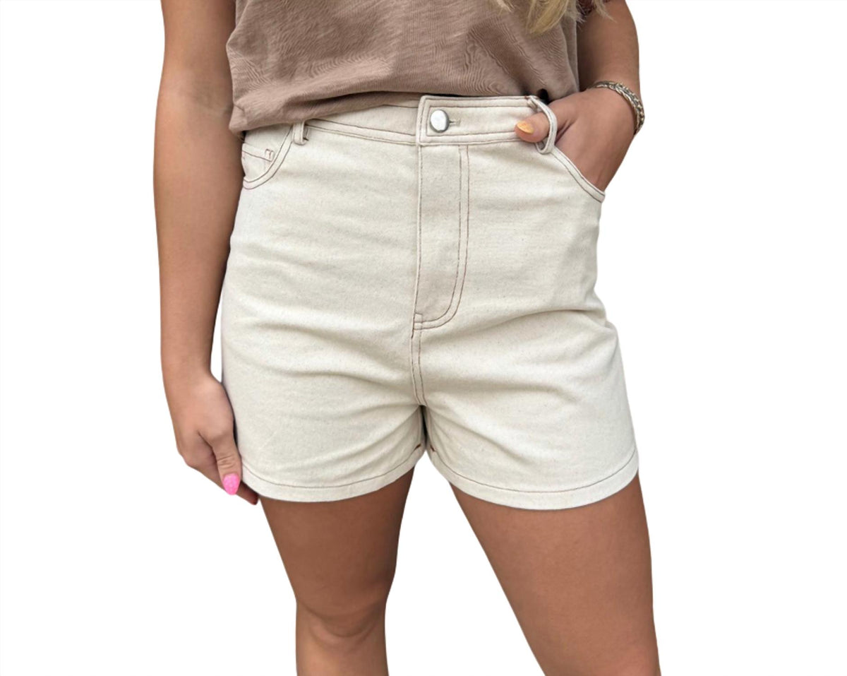 Sage The Label - Get To It High Rise Denim Short