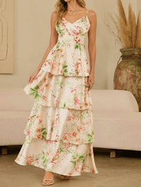 Skies Are Blue - Wildflower Romance Maxi Dress