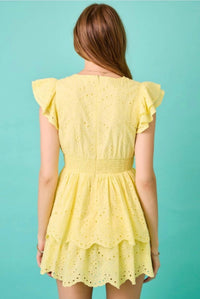 Day + Moon - Eyelet Romper Dress
