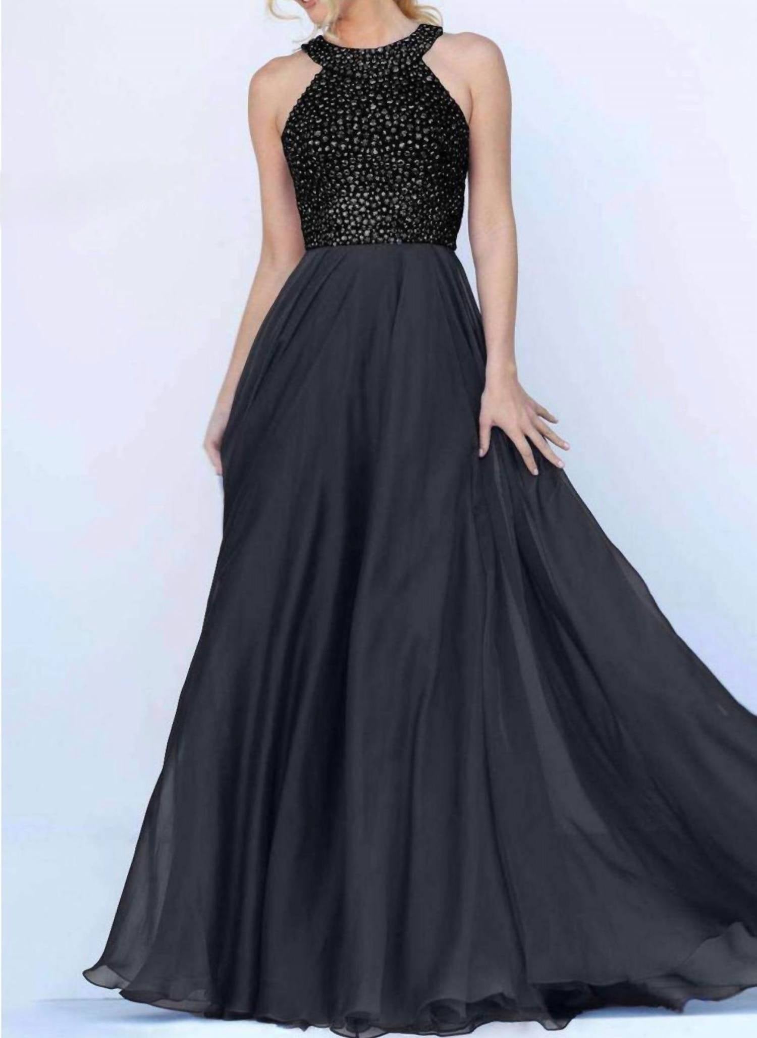 Sherri Hill - Beaded Bodice Evening Dress