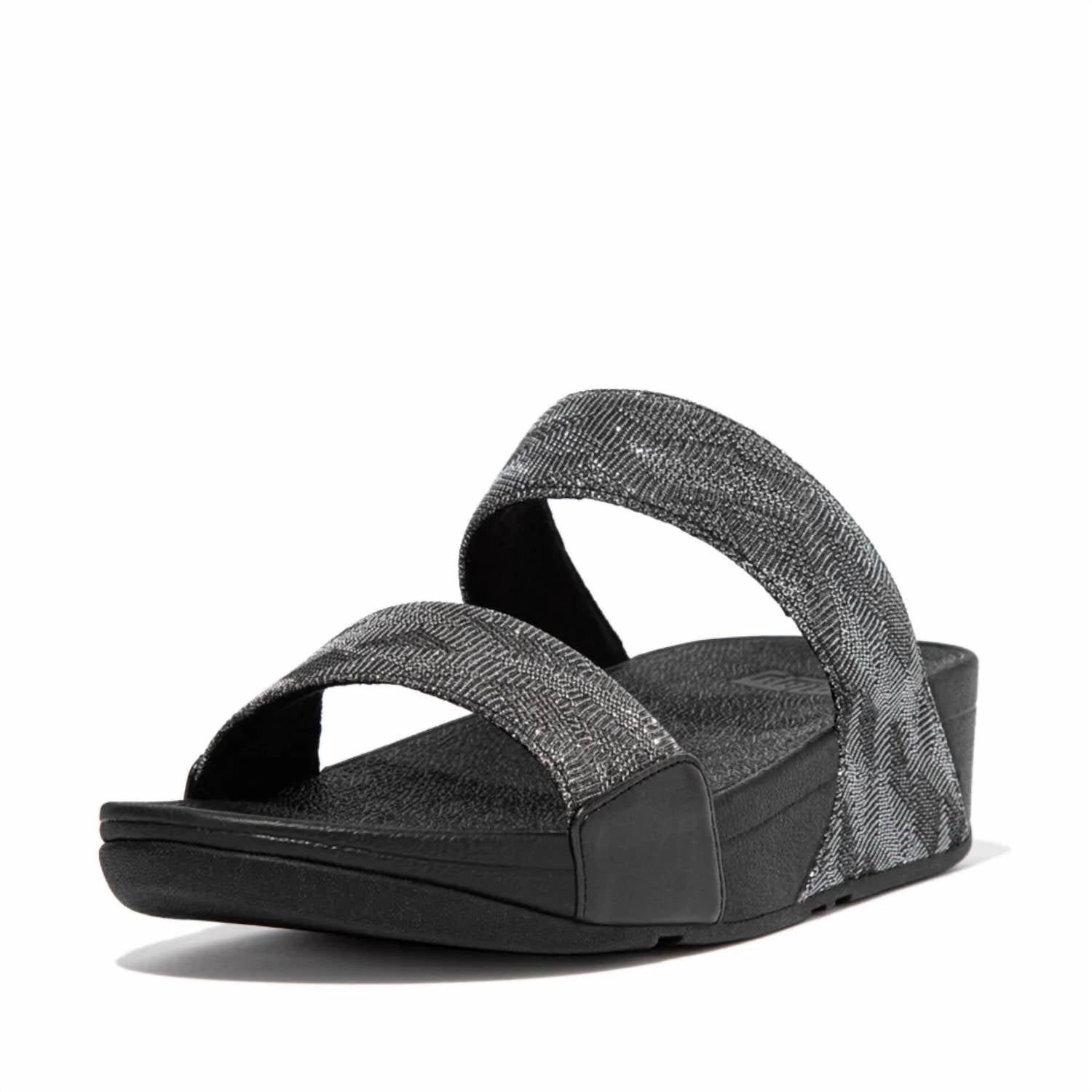 Fitflop - Women's Lulu Glitz Slide Sandals