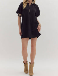 Entro - Balloon Sleeve Mini Dress