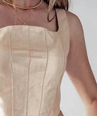 Modo Borboleta - Leather Top