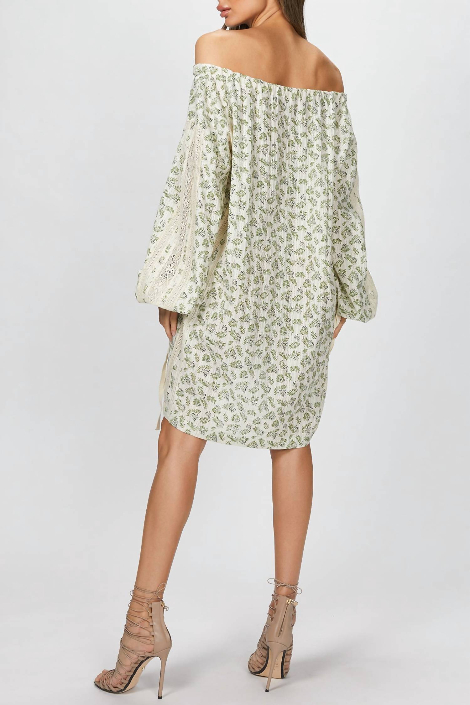 OFF-THE-SHOULDER MINI DRESS