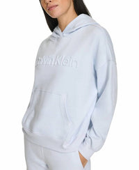 Calvin Klein - Fleece Embossed Logo Pullover Hoodie