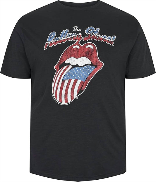Distressed Vintage Couture - Rolling Stones America Tee