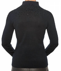 Kinross - Crystal Explosion Turtleneck Sweater