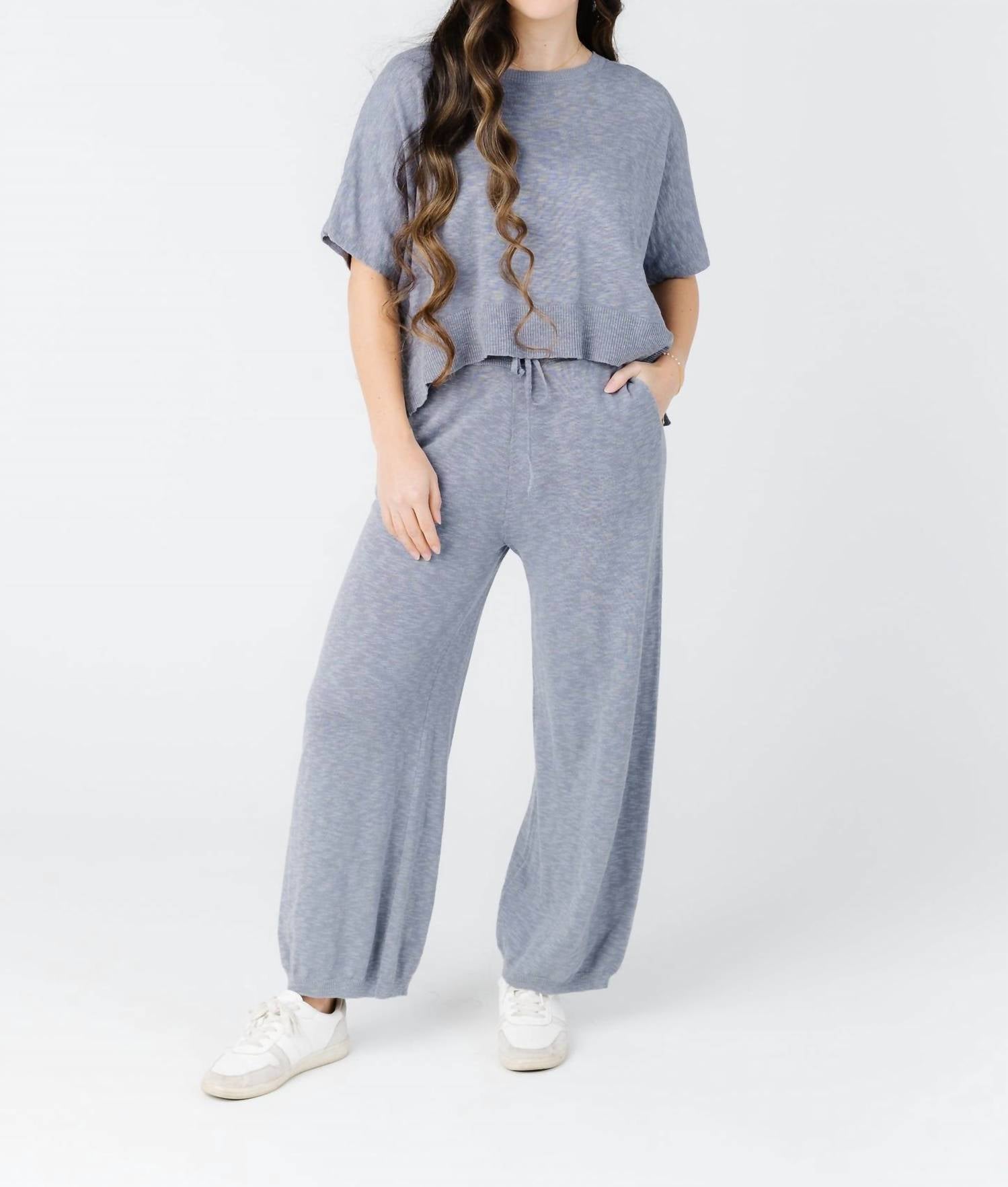 WISHLIST Ashley Pant in grey - women's pants