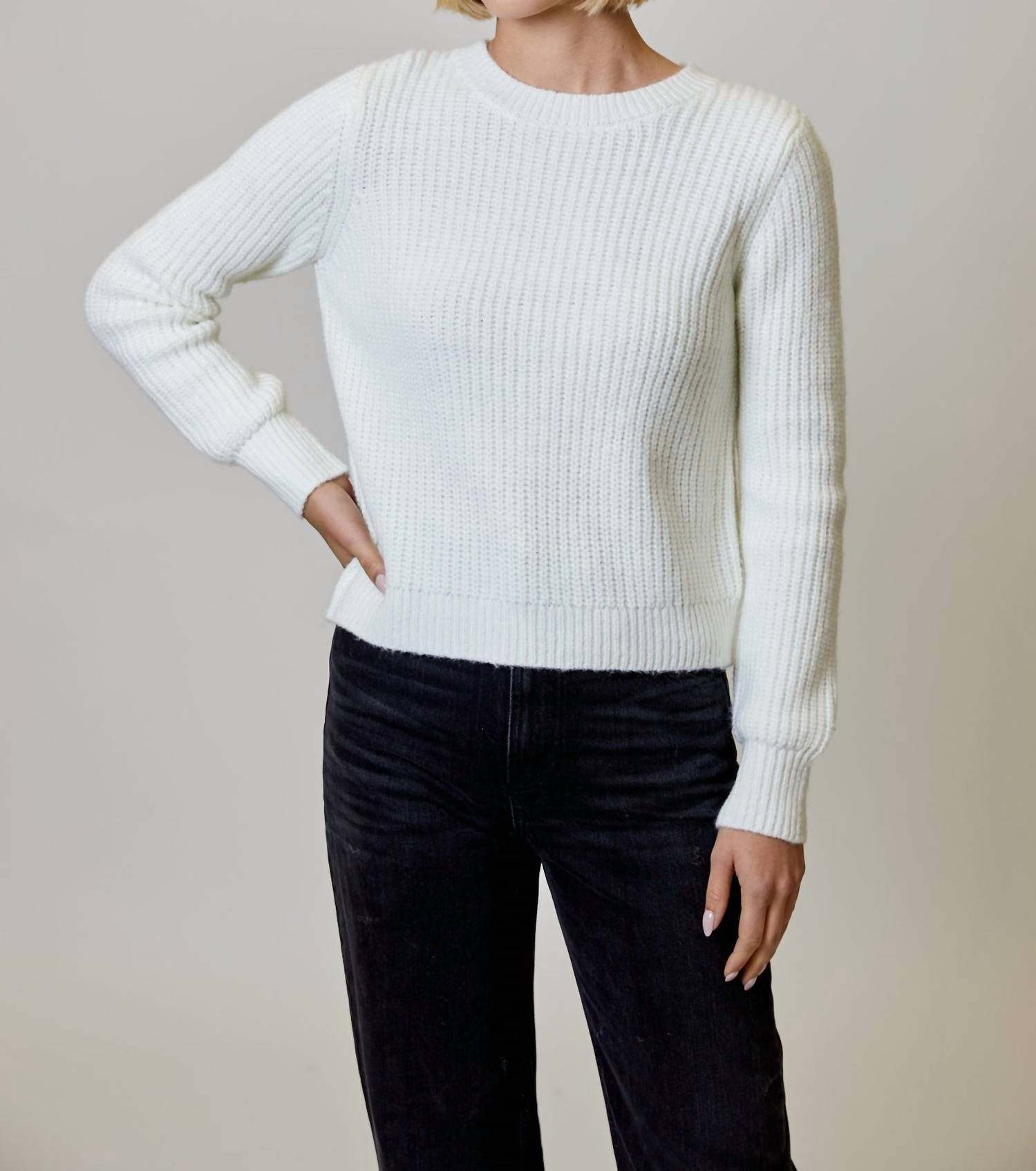 Design History - Sequin Bow On Back Sweater