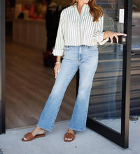 Daze - Soho High Rise Ankle Flare Jeans