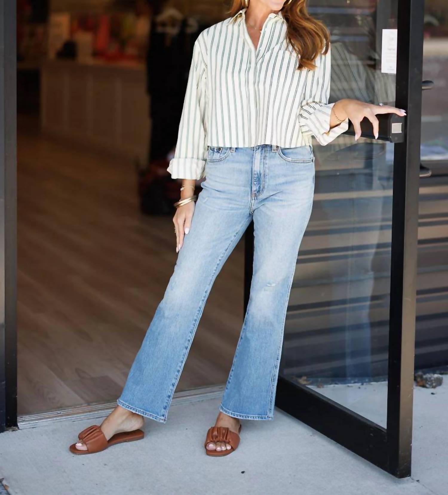 Daze - Soho High Rise Ankle Flare Jeans