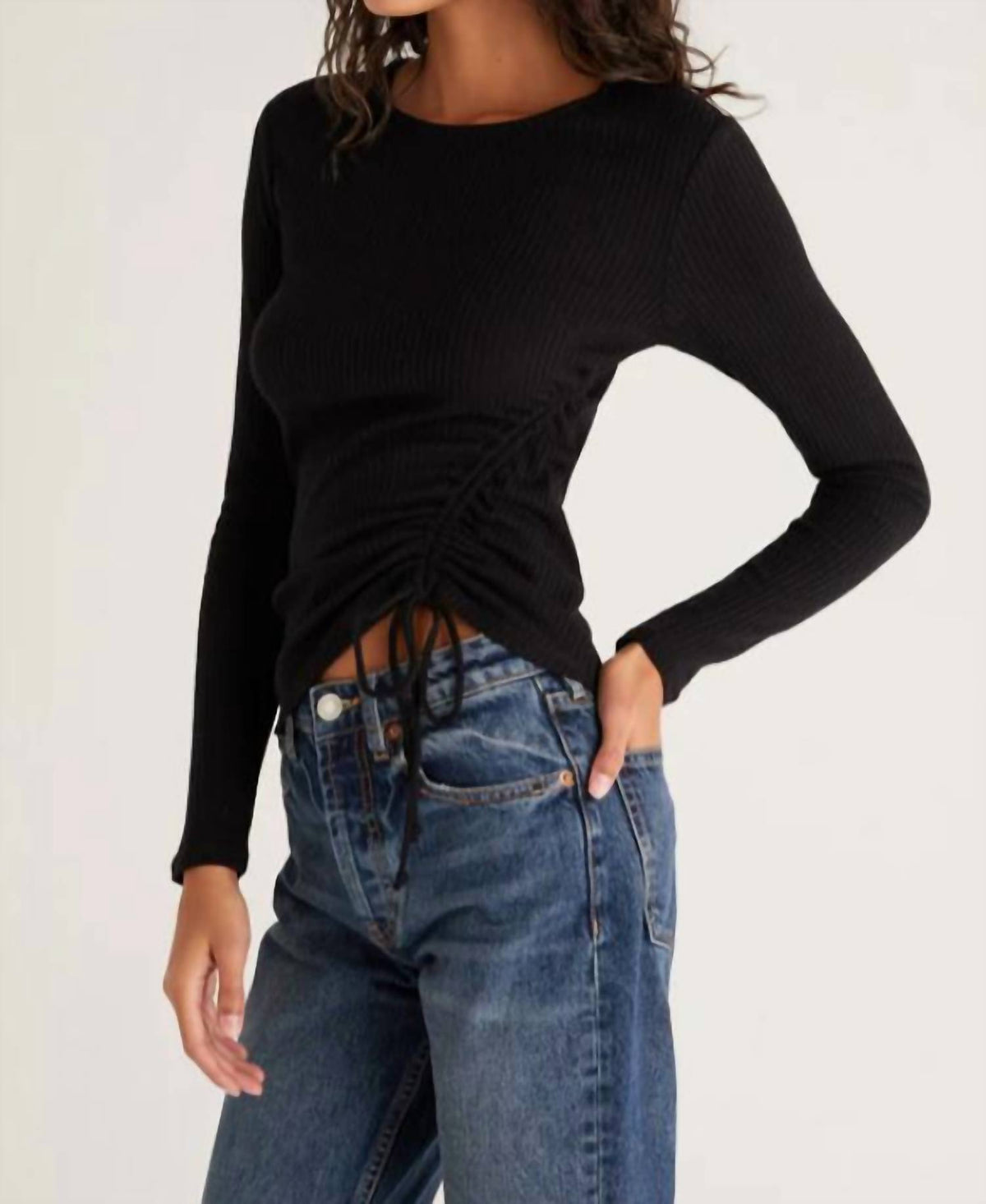 Z Supply - Damali Shirred Rib Top