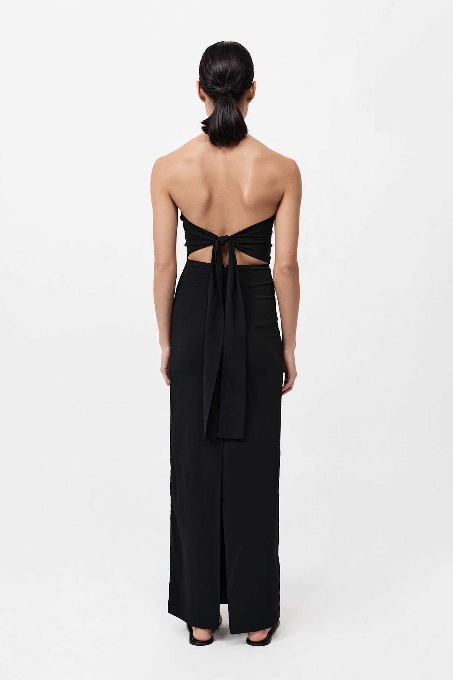 St. Agni - Strapless Tie Back Dress