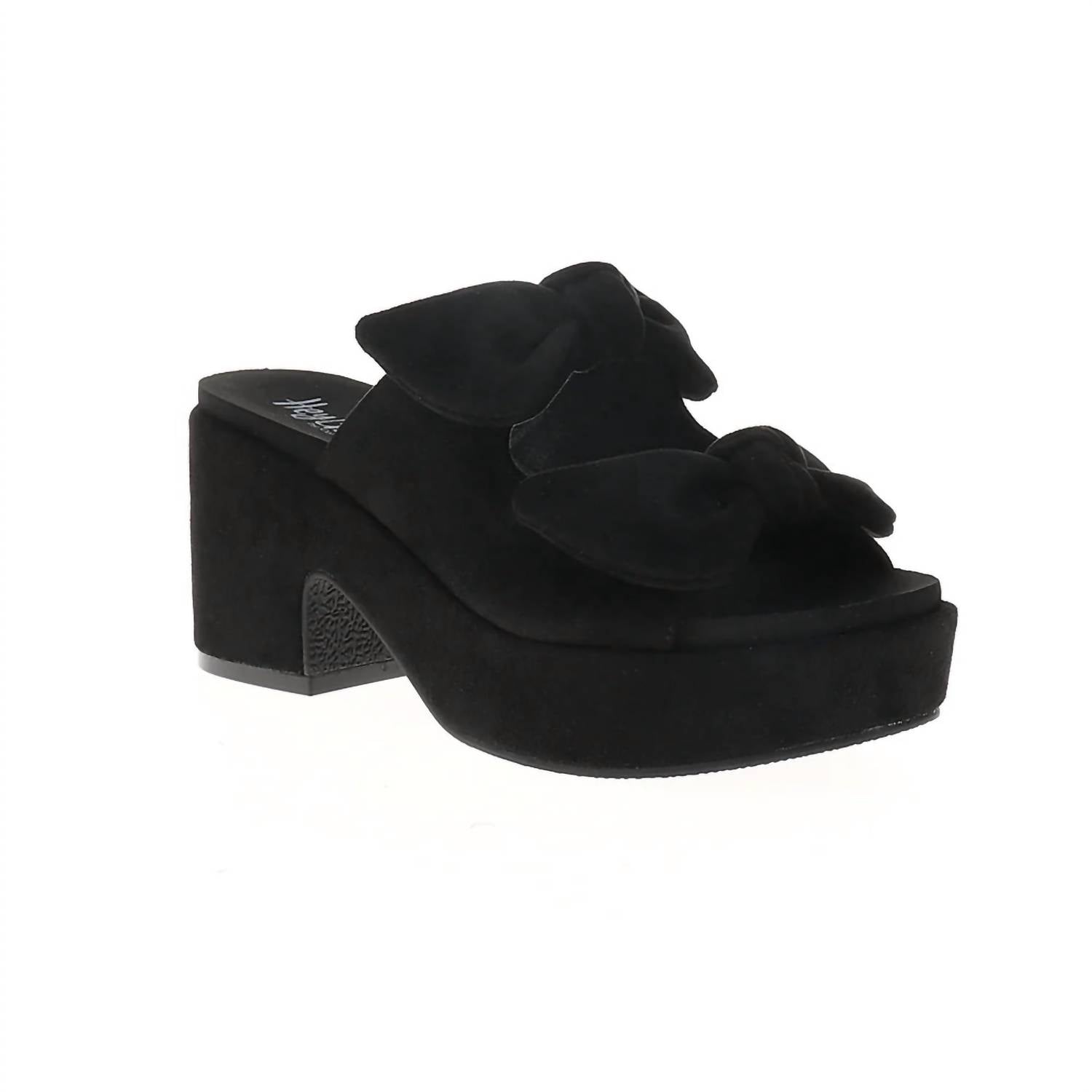 Corkys Footwear Women's Put A Bow On It Sandal in black - women's sandal