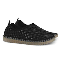 Ilse Jacobsen Women's Tulip 138 Lux Slip-on Flats in black - women's flats - alternate view
