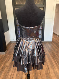 Sherri Hill - Women's Strapless Metallic Dress