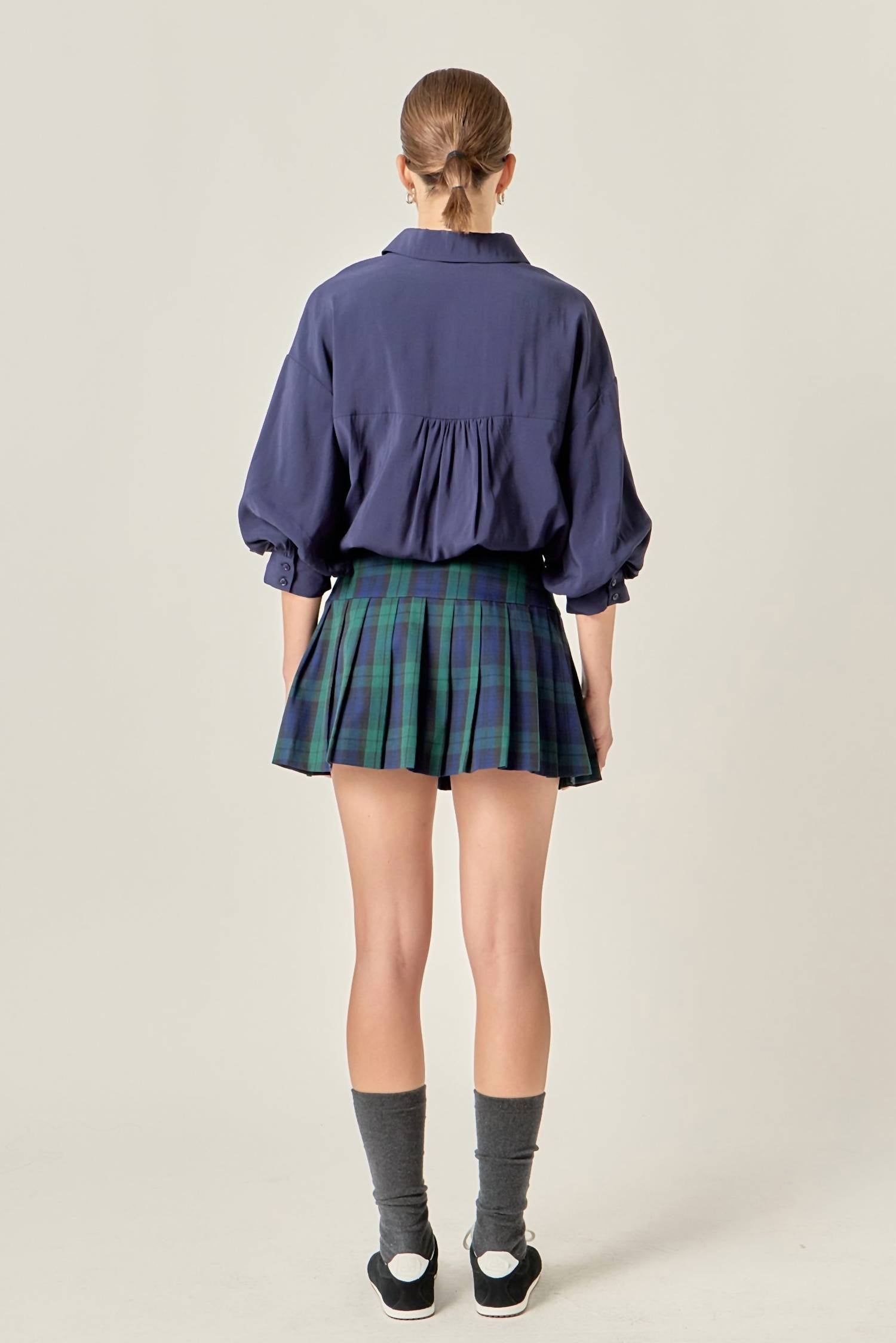 English Factory - Plaid Skort