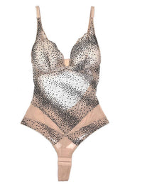 Samantha Chang - Women's Jet Set Thong V-back Bodysuit