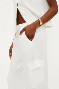 Beach Riot - Amara Linen Cargo Pants