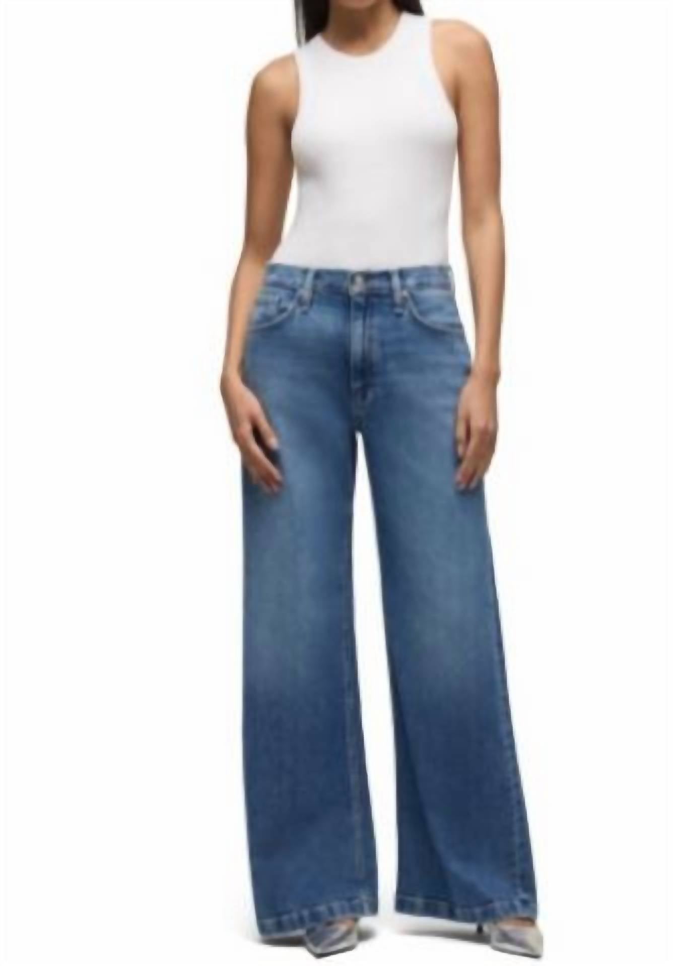 Hudson - Jodie Loose Fit Wide Leg Jean