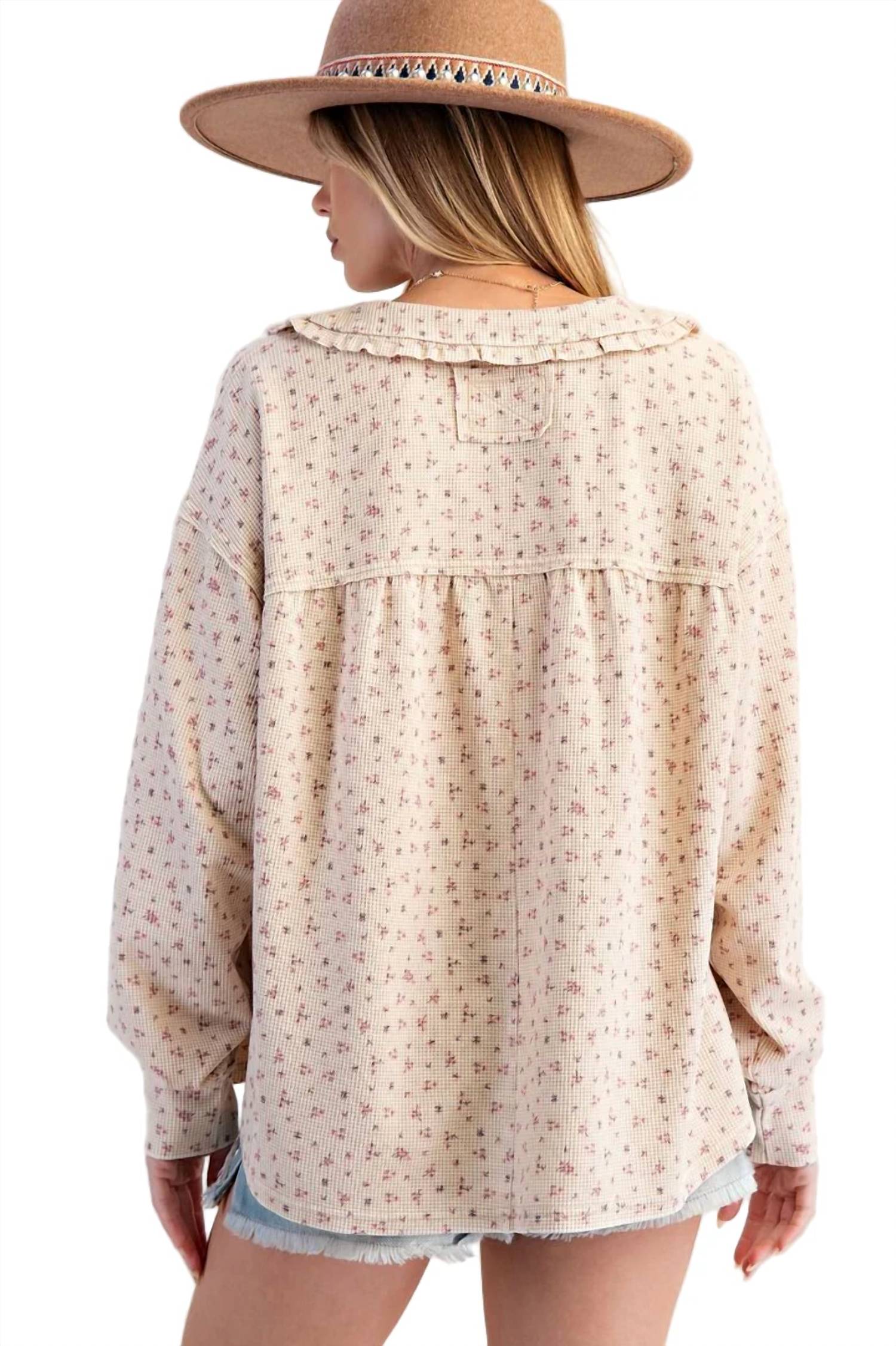Easel - Floral Thermal Top