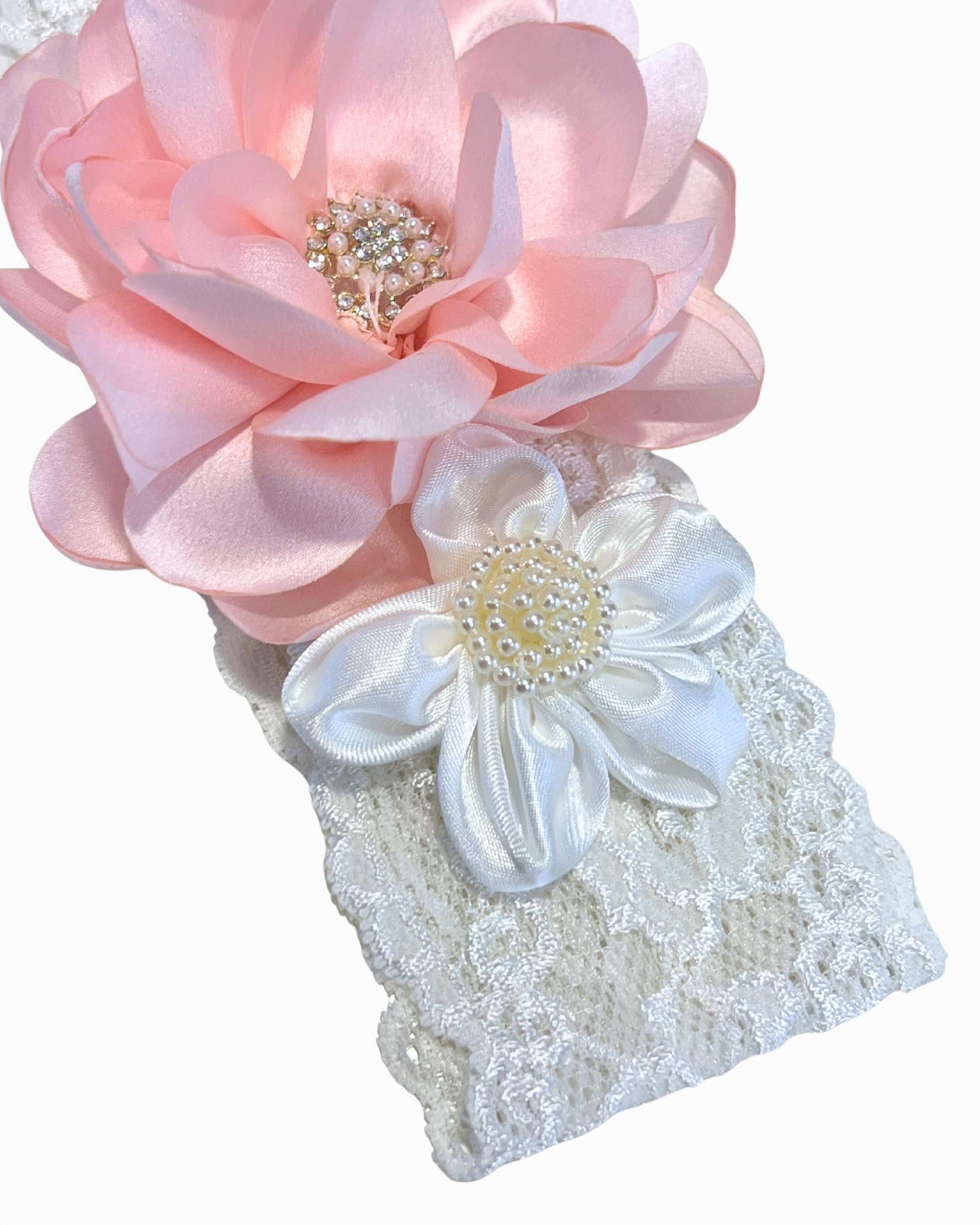 Katie Rose - Girl's Aria 2-Piece Lace With Flower Set