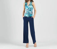 Clara Sunwoo - Sleeveless V-Neck Front Tie Top