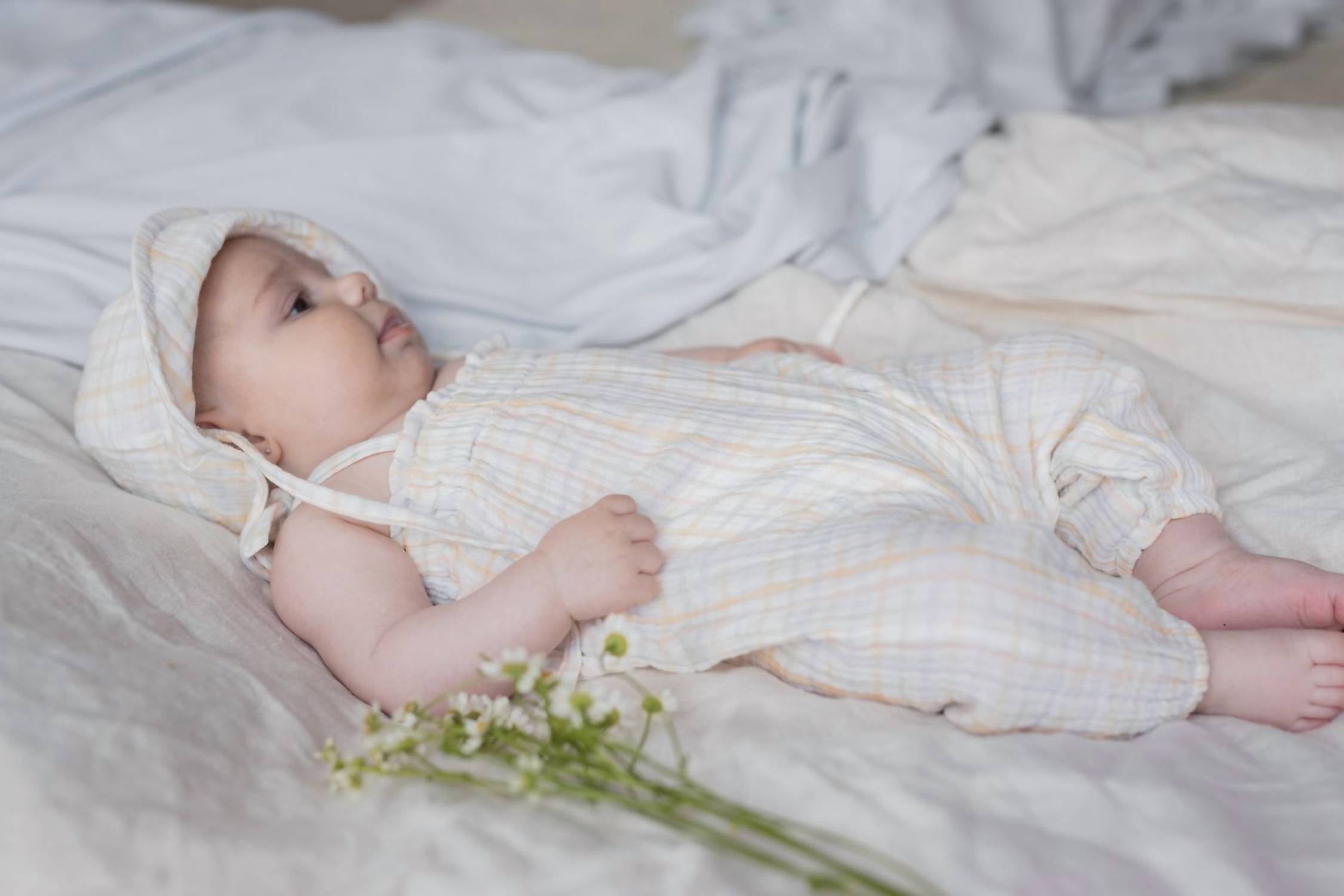 One More In the Family Kids' Emma Check Jumpsuit in the family emma check jumpsuit in multi - kids' item - alternate view