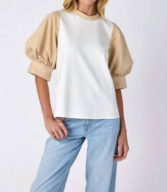 Crosby By Mollie Burch - Jonesy Puff Sleeve Top