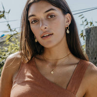 Amano Studio Women's Estrella Hoops Earrings in opal - women's jewelry - detail view
