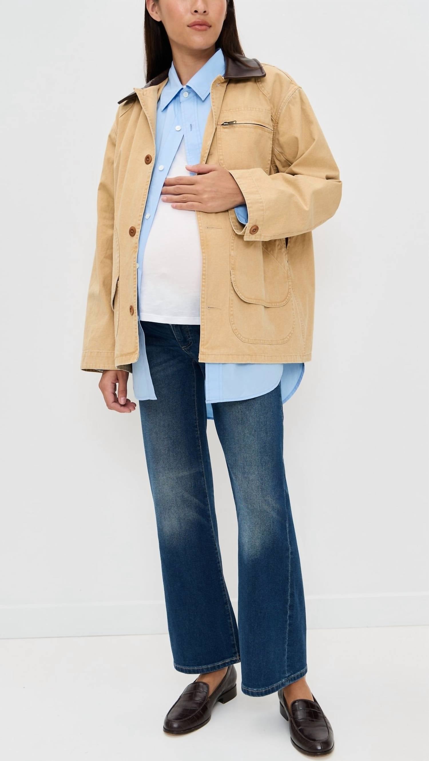 Dl1961 - Women'S - Maternity Karmine Refined Wide Leg Jeans