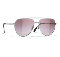 Chanel - Women's Aviator Non Polarized Sunglasses - Small 4279b - C108s1 - 58