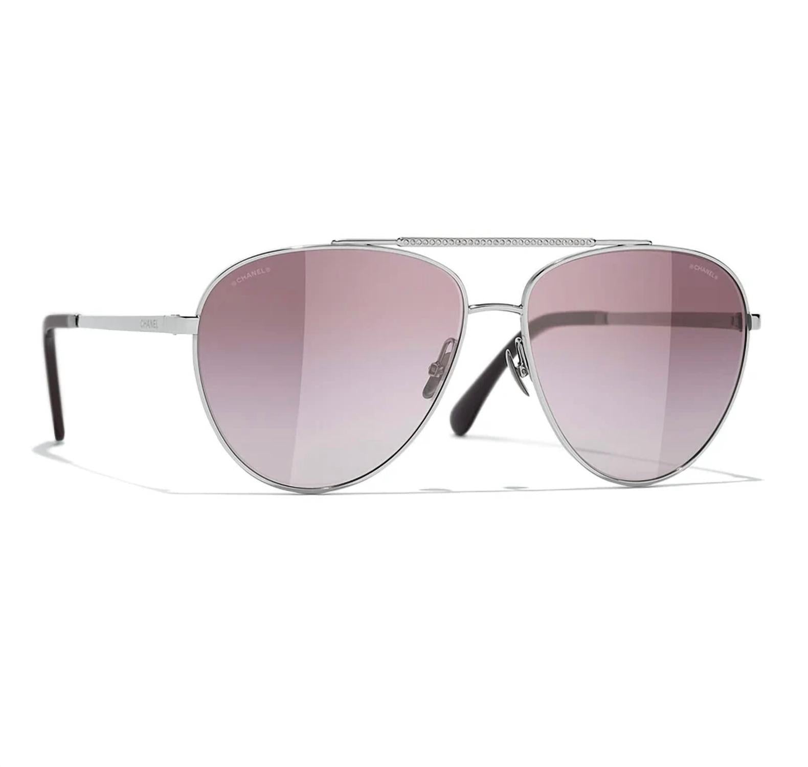 Chanel - Women's Aviator Non Polarized Sunglasses - Small 4279b - C108s1 - 58