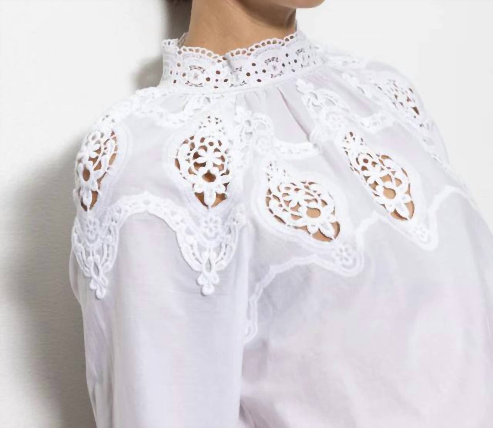 Sanctuary - Lace Popover Blouse