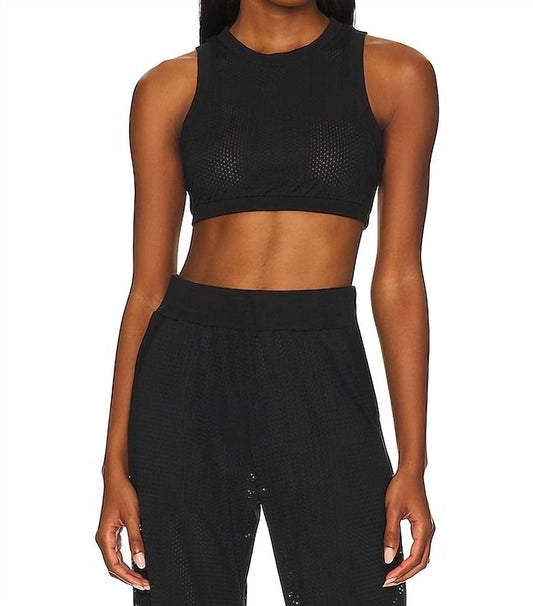 Alo Yoga - Mesh All-Star Sports Bra Tank Top