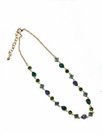 Accessories To Go - Women's Gemstone Glow Layering Necklace