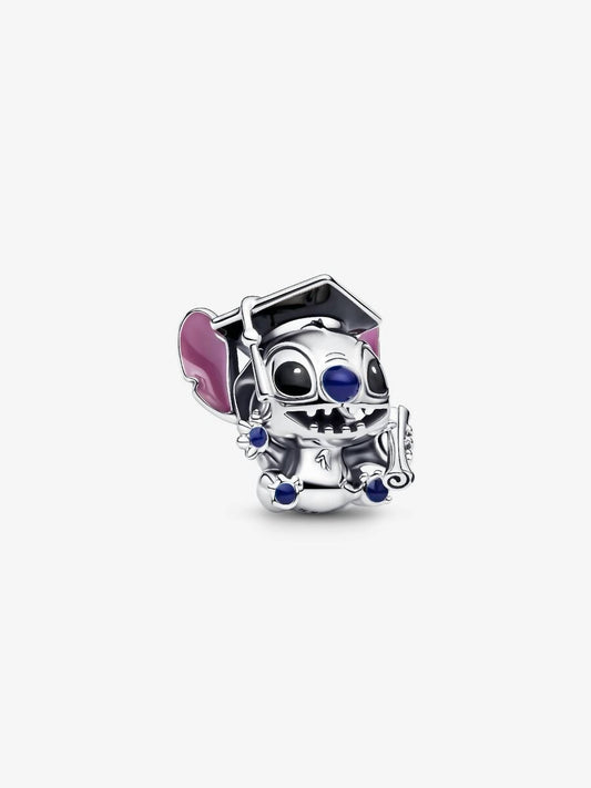 Pandora - Disney Stitch Graduation Charm Sterling silver charm only