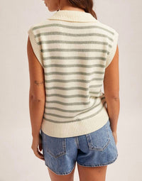 Hem & Thread - Daisy Stripe Sweater Vest