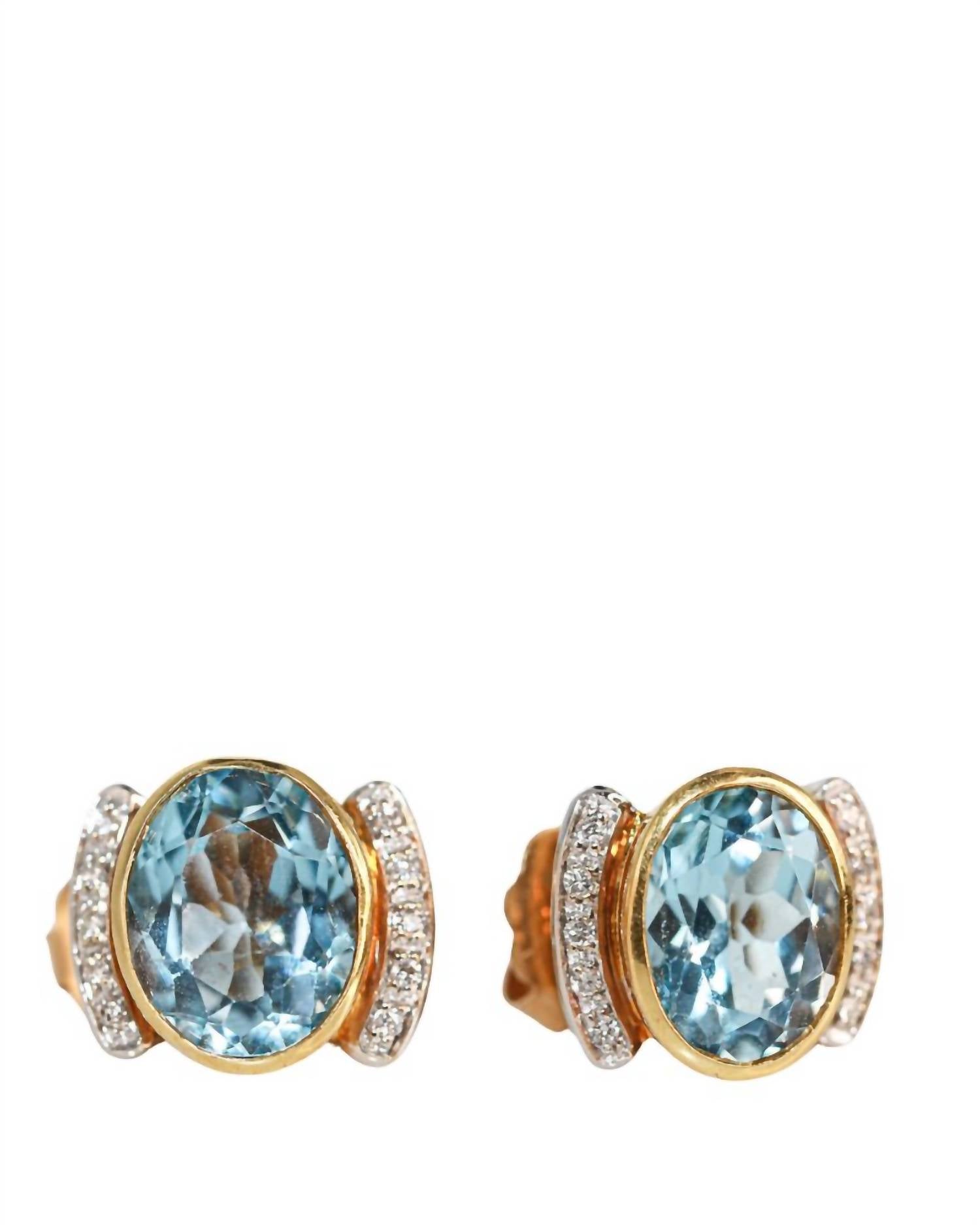 Milano Jewelry - Women's Large Stud Earrings